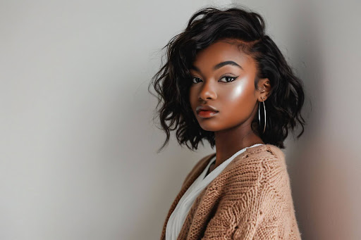 women-styling-hair-with-lace-front-wig